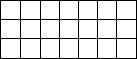 3-by-7 grid